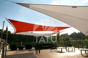 Tetőterasz napvitorla 6